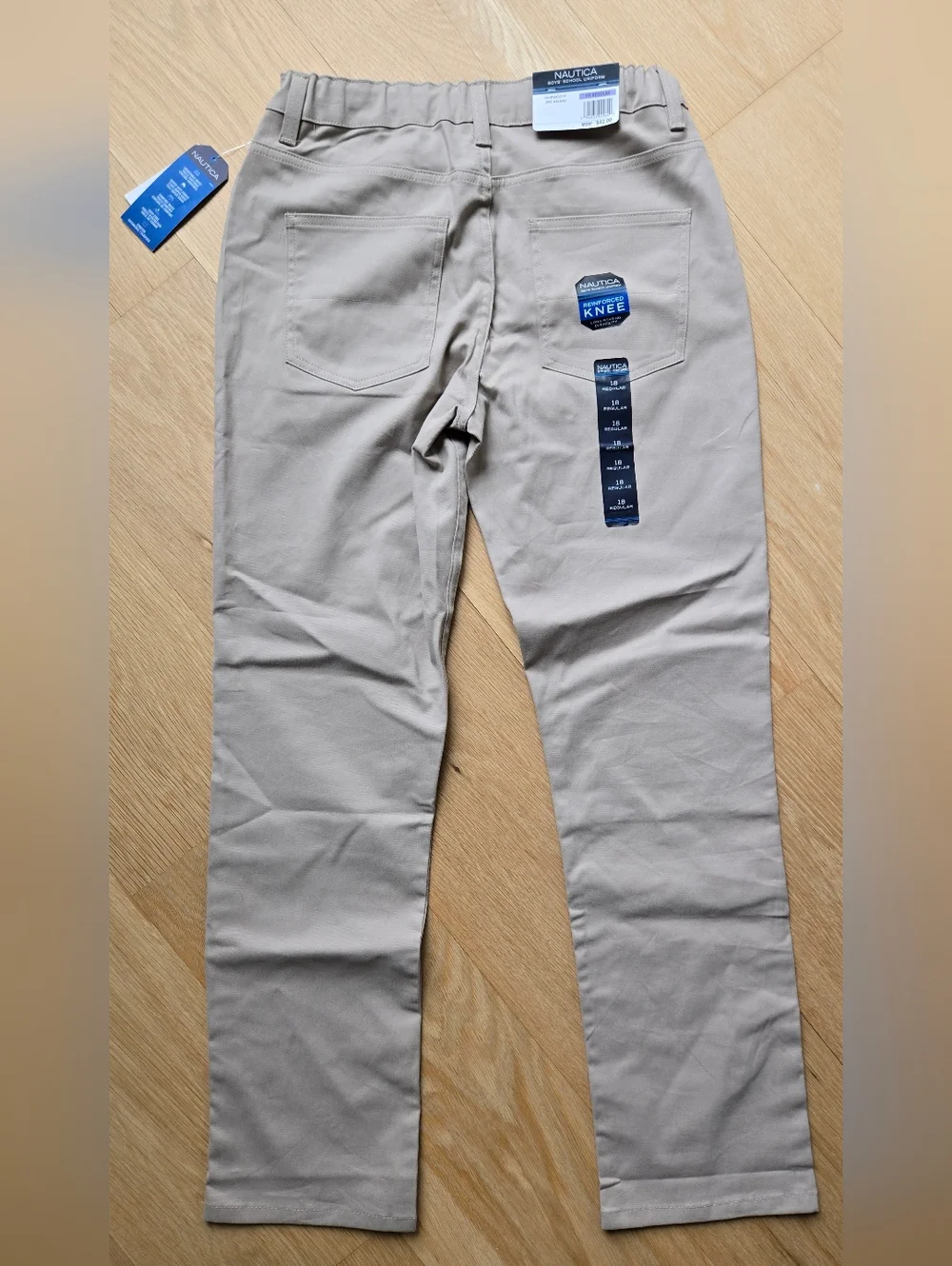 Nautica Khaki Straight-Leg Boys' Chinos